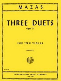 Jacques fueréol Mazas: Three Duets op.71