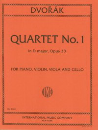 Antonín Dvořák: Quartet No.1 Dmaj Op23 (Viool, Altviool)