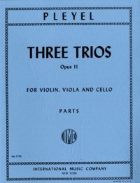 Ignace Pleyel: Three Trios op. 11