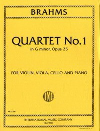 Johannes Brahms: Quartet No.1 Gmin Op25 (Viool, Altviool)