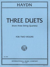 Franz Joseph Haydn: Three Duets from Three String Quartets Hob.III/40, 20 & 23a