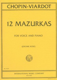 Pauline Vardiot: 12 Mazurkas (Vocaal)