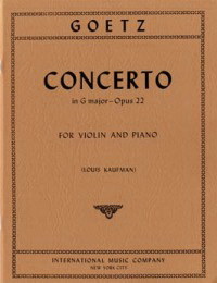 Hermann Goetz: Violin Concerto G major op.22
