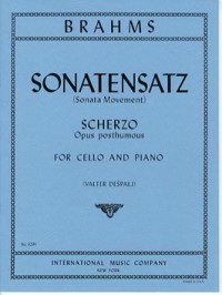 Johannes Brahms: Sonatensatz-scherzo (Cello)