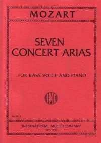 Wolfgang Amadeus Mozart:Seven Concert Arias for Bass