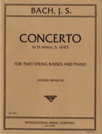 Johann Sebastian Bach: Concerto Dmin (Kontrabas)