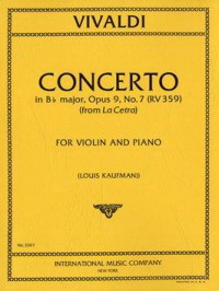Antonio Vivaldi: Violin Concert B flat major op.9/7 RV359