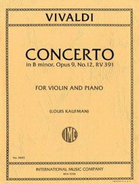Antonio Vivaldi: Violin Concerto B minor op.9/12 RV391