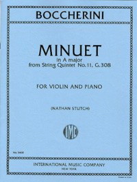 Luigi Boccherini: Minuet A major G.308