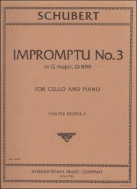 Franz Schubert: Impromptu No.3 Gmaj (Cello)