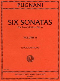 Gaetano Pugnani: Six Sonatas Volume 2 op.4