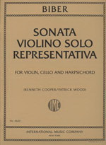 Heinrich Ignaz Franz Biber: Sonata Violino Solo Representativa