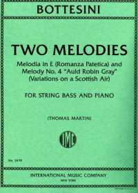 Giovanni Bottesini: Two Melodies