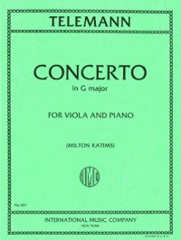 Georg Philipp Telemann: Concerto G Maj (Altviool)