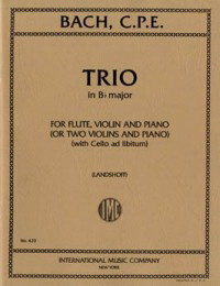 Carl Philipp Emanuel Bach: Trio B flat major