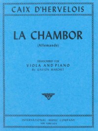 Louis de Caix d'Hervelois: La Chambor. Allemande