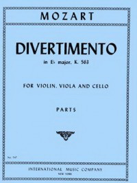 Wolfgang Amadeus Mozart: Divertimento Ebmaj (Viool)