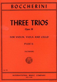 Luigi Boccherini: Three Trios Op38 (Viool)