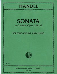 Georg Friedrich Händel: Sonata G minor op.2/8