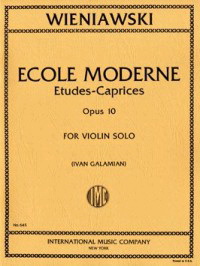 Wieniawski, H: Ecole Moderne op.10