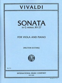 Antonio Vivaldi: Viola Sonata G minor op.11/1 RV27