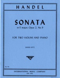 Georg Friedrich Handel: Sonata E major op.2/9