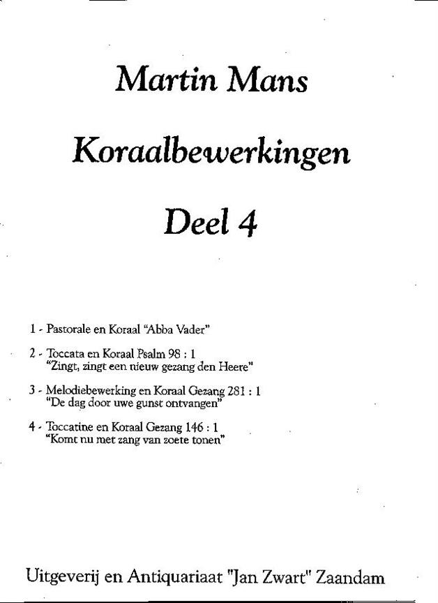 Bundel 04 Koraalbewerkingen