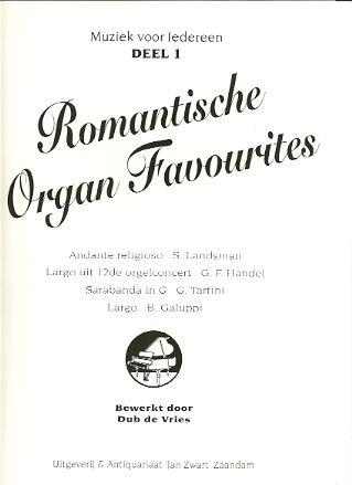 Romantische Organ Favourites 1