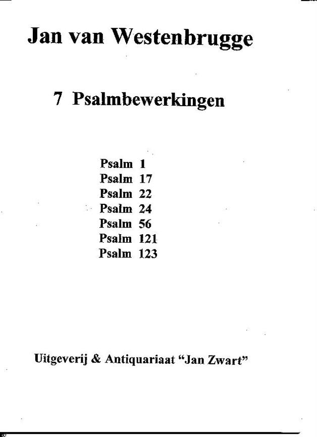 Westernbrugge: 7 Psalmbewerkingen