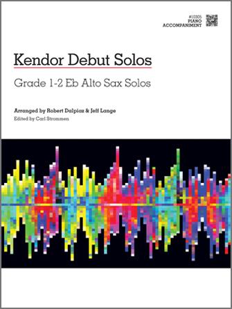 Kendor Debut Solos: Eb Alto Sax (Pianobegeleiding)