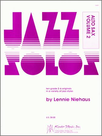 Lennie Nieuhaus: Jazz Solos For Alto Sax Volume 2