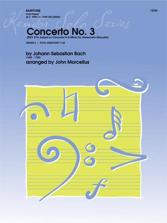 Johann Sebastian Bach: Concerto No. 3 (BWV 974)