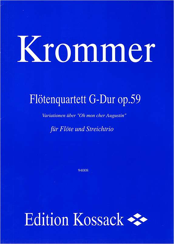 Franz Krommer: Flotenquartett G Dur