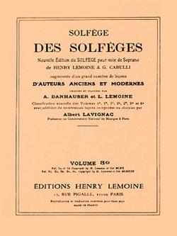 Albert Lavignac: Solfèege Des Solfèges Vol.3G sans accompagnement