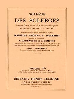 Albert Lavignac: Solfèege Des Solfèges Vol.4D sans accompagnement