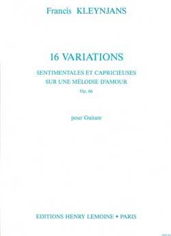 Variations sentimentales et capricieuses Op.66