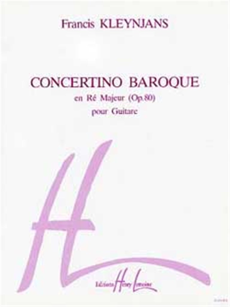Concertino baroque Hommage ? Vivaldi Op.80