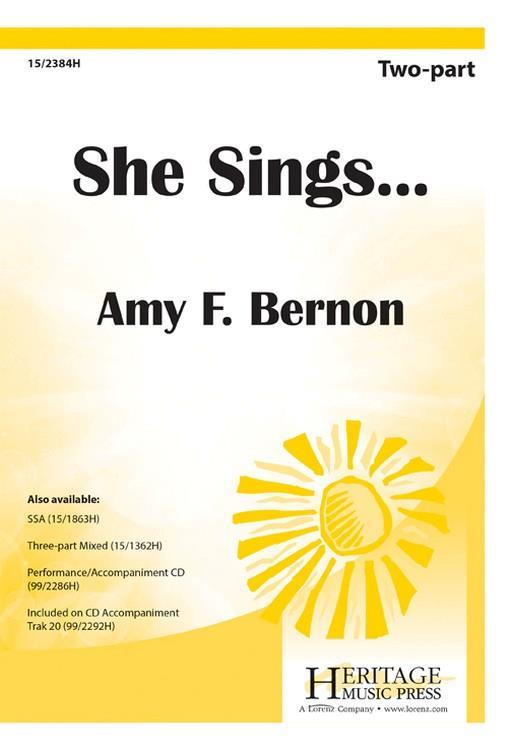 Amy F. Bernon: She Sings (SA)