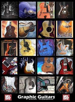 Graphic Guitars Poster