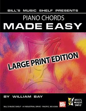 Piano Chords Made Easy, Large Print Edition
