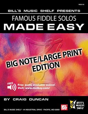 Famous Fiddle Solos Made Easy - Big Note