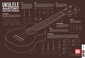 Ukulele Anatomy and Mechanics Wall Chart