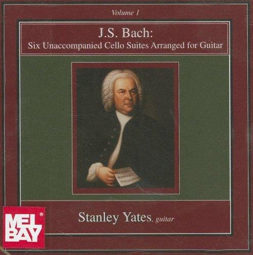 Bach 6 Unaccomp Vlc Suites Gtr Cd