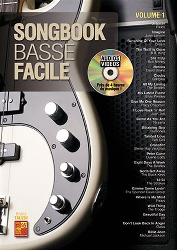 Bruno Tauzin: Songbook Basse Facile Volume 1