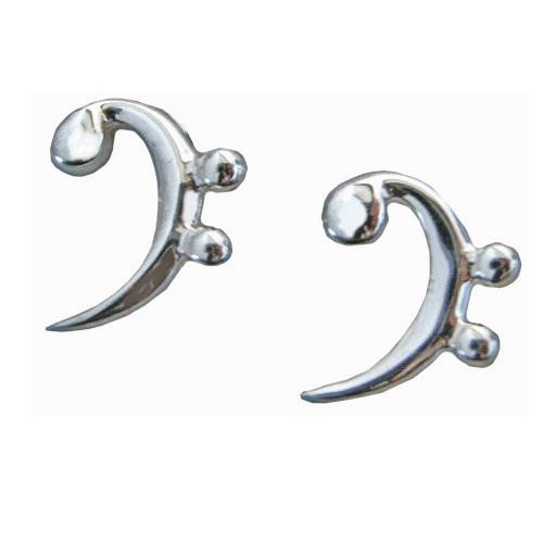 Earrings Bass Clef 