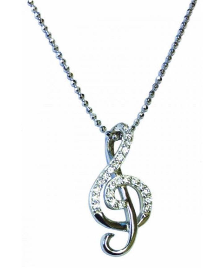 MGC: Sterling Silver Pendant - Treble Clef