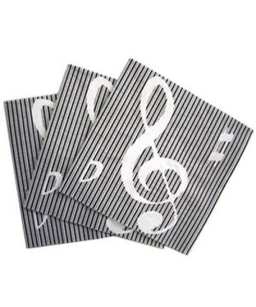 Napkins Clefs & Stripes