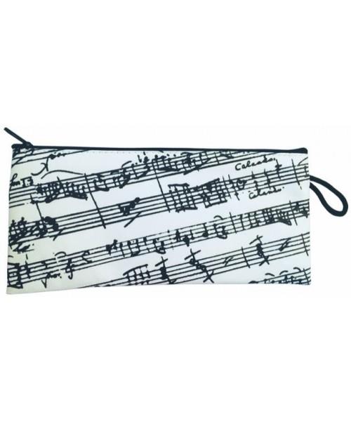 Pencil Case (Canvas) - White Manuscript