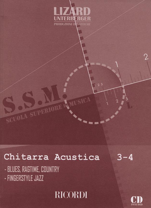 Chitarra Acustica - Vol. 3-4(Folk, Blues, Ragtime, Country, Fingerstyle Jazz)