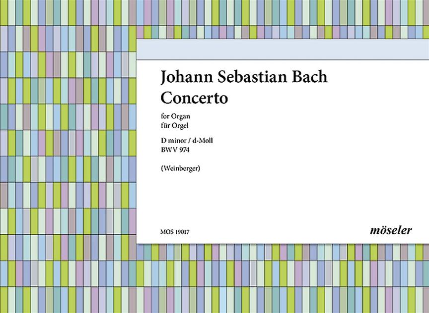 Concerto d-Moll BWV 974 nach Alessandro Marcello